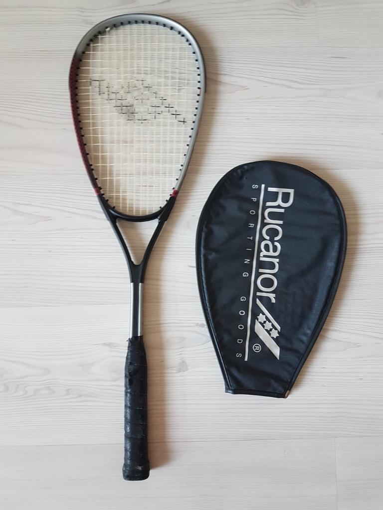 Rucanor squash racket, Ophalen of Verzenden, Zo goed als nieuw