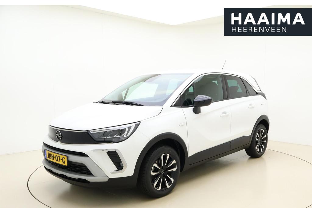 Opel Crossland 1.2T 130pk Automaat Elegance | Parkeersensore, Auto's, Opel, Gebruikt, 1199 cc, Wit, Bedrijf