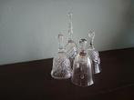 4 st kristallen tafelbellen, Antiek en Kunst, Antiek | Glas en Kristal, Ophalen of Verzenden