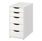 IKEA ALEX Ladeblok met 6 lades, wit, Huis en Inrichting, Kasten | Ladekasten, Ophalen, Overige materialen, Minder dan 50 cm, 5 laden of meer