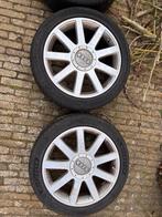 Set Lichtmetalen 17" velgen 5x112 met banden., Ophalen, Gebruikt