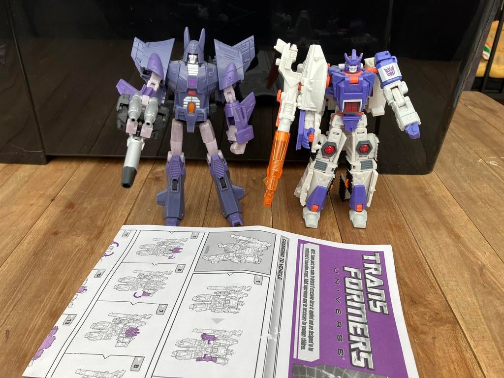 Transformers universe Galvatron en Cyclonus, Verzamelen, Transformers, Overige generaties, Ophalen of Verzenden, Zo goed als nieuw