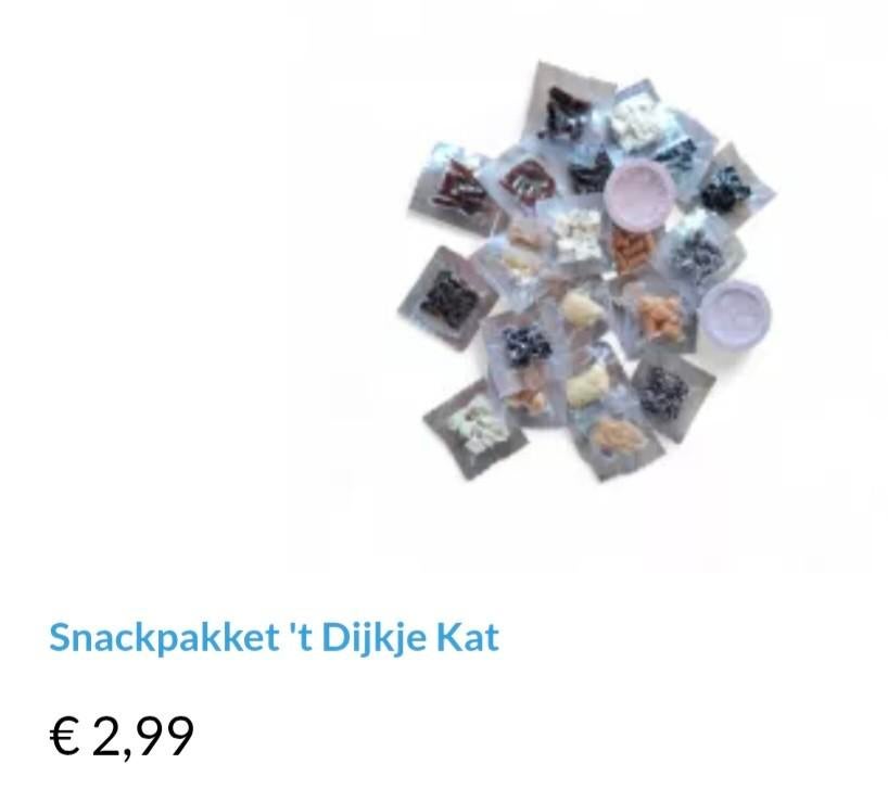 Snacks kat, Ophalen of Verzenden, Kat