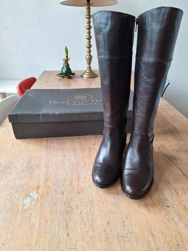 Nieuwe leren laarzen, brede kuit, Dieren en Toebehoren, Paardrijkleding, Nieuw, Dames, Schoeisel, Overige soorten, Ophalen of Verzenden