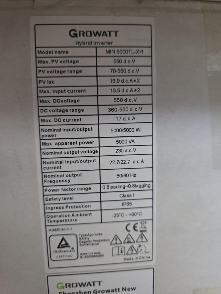 Partij omvormers Solis + Growatt - 20 stuks, Ophalen, Nieuw, Overige typen