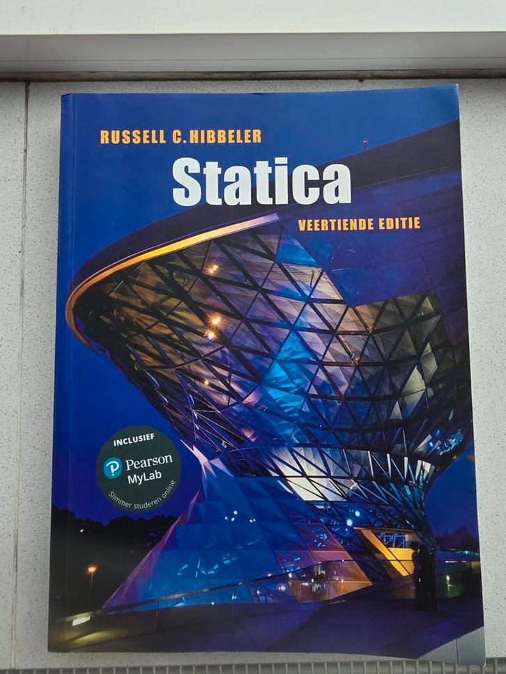 Statica boek - Veertiende Editie - Russell C. Hibbeler, Boeken, Studieboeken en Cursussen, Zo goed als nieuw, HBO, Beta, Ophalen of Verzenden