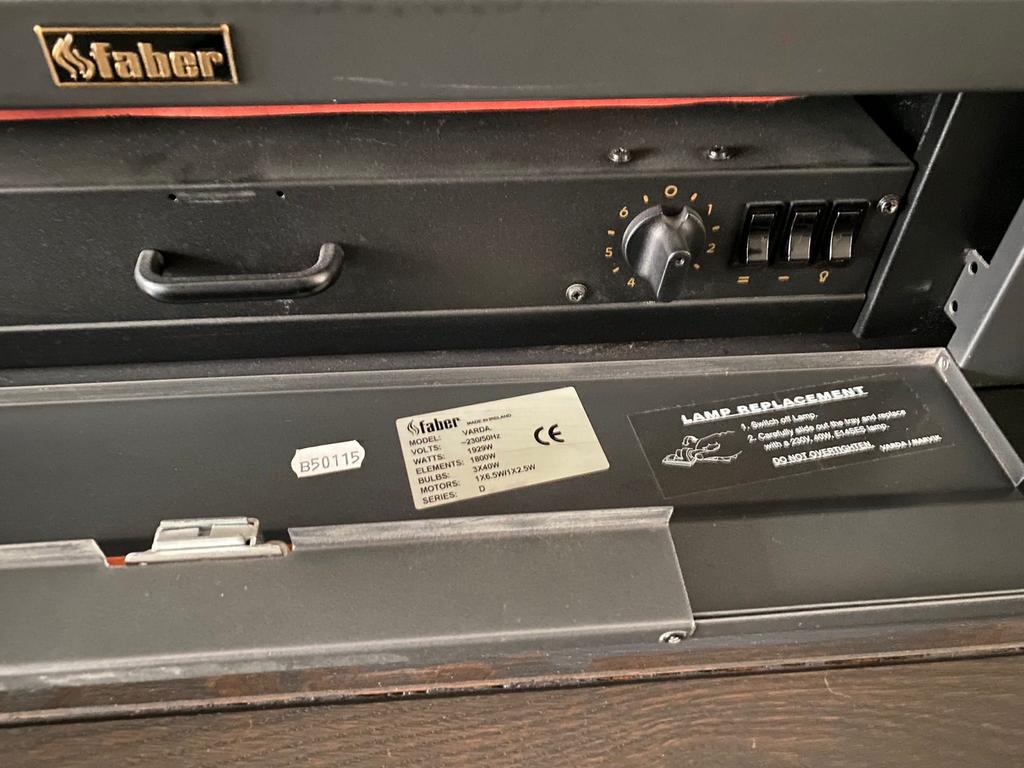 Gratis! Faber Elektrische Haard - Sfeervol en Warm, Ophalen of Verzenden, Zo goed als nieuw, Vrijstaande haard, Elektrische haard
