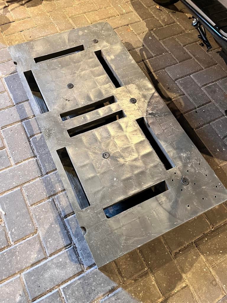 Halve plastic pallet, Ophalen of Verzenden