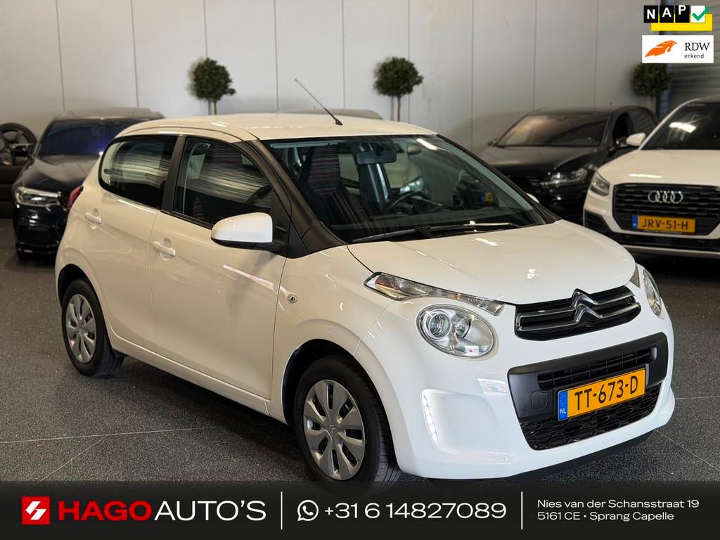 Citroen C1 1.0 VTi Feel LED/AIRCO/CRUISE/ELEK-RAMEN/2E-EIG/D, Voorwielaandrijving, Stof, Gebruikt, 4 stoelen