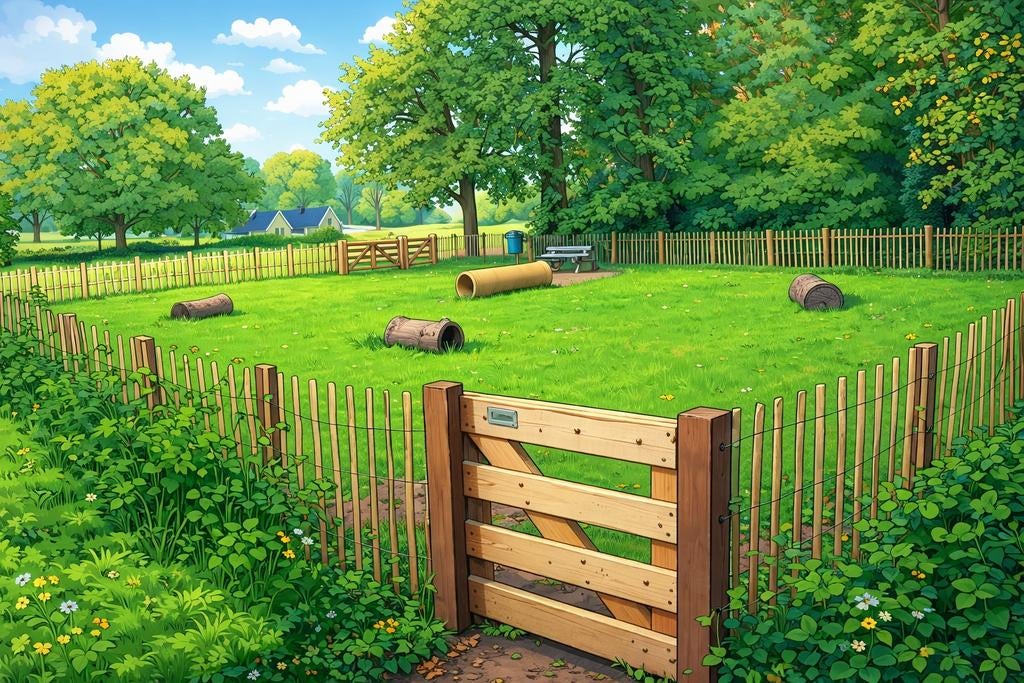 Veld gezocht voor (privé) speelweide hondenuitlaatservice.