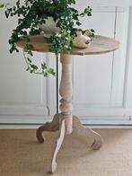 Antiek eiken hoog tafeltje / plantentafeltje / wijntafel, Ophalen