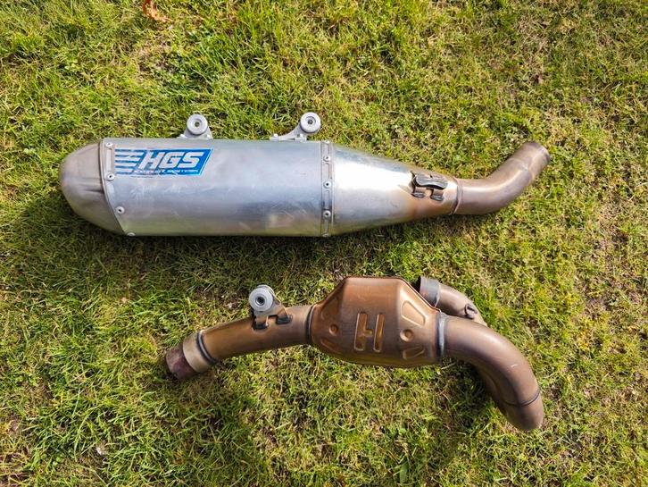 HGS GP uitvoering uitlaat ktm gasgas Husqvarna 250 350 sxf, Motoren, Onderdelen | Merk-onafhankelijk, Ophalen of Verzenden