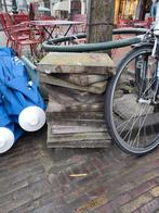 Tegels en parasolvoeten, Ophalen, Gebruikt