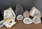 Diverse kristallen, geodes, amethisten en celecieten., Ophalen of Verzenden, Mineraal