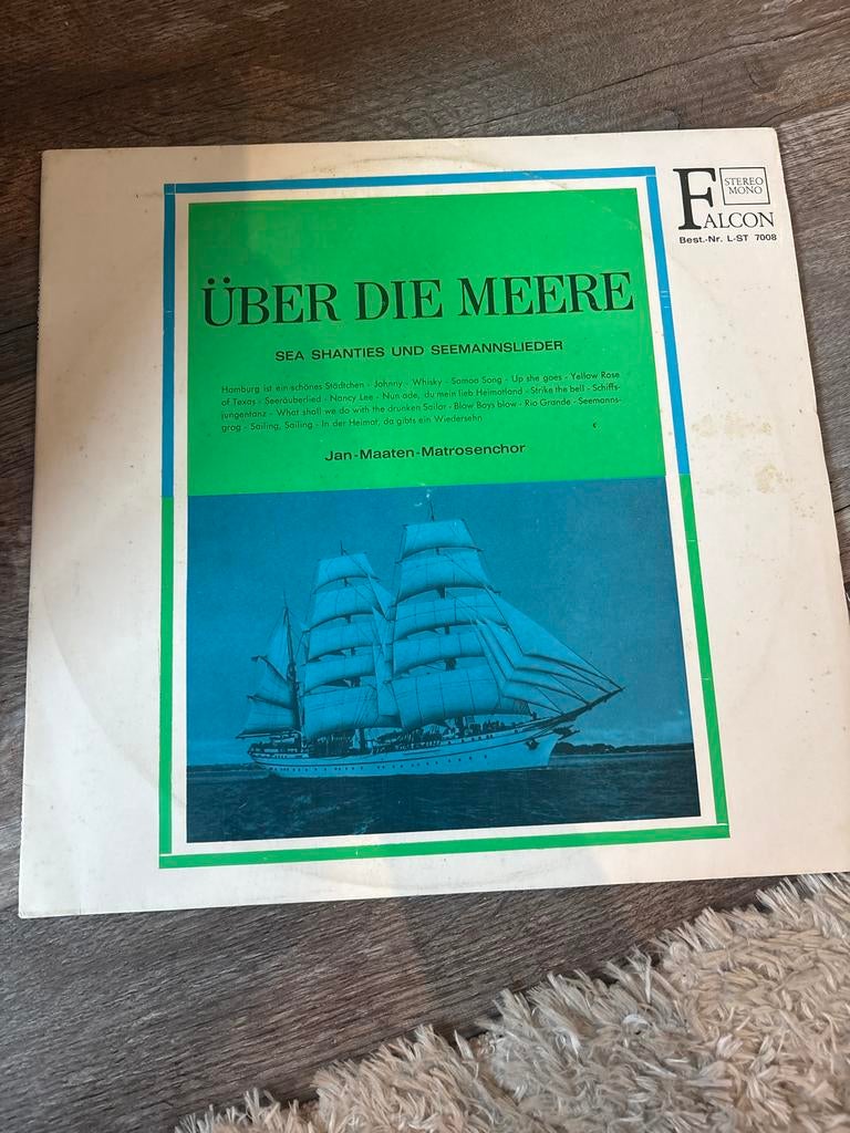 LP Vinyl: Über die Meere - Zeemansliederen & Shanties, Ophalen of Verzenden, Gebruikt, 12 inch