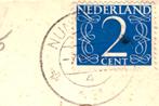 939335 Veluwe 1951 Stempel Nunspeet Gelopen met postzegel, Ophalen of Verzenden, 1940 tot 1960, Gelopen, Gelderland