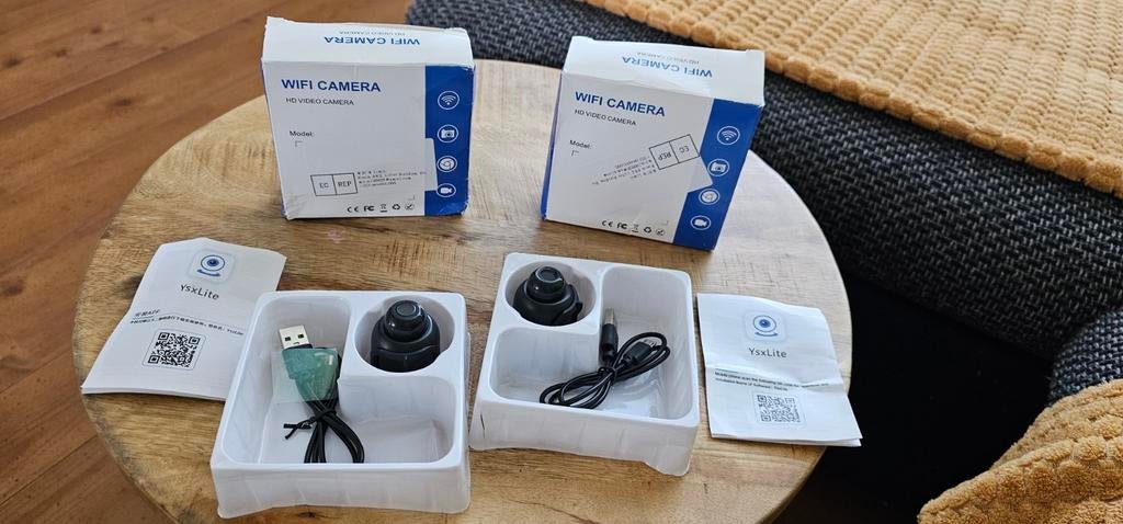 Nieuwe mini WiFi HD Video Camera (2 stuks), Ophalen of Verzenden, Nieuw, Binnencamera