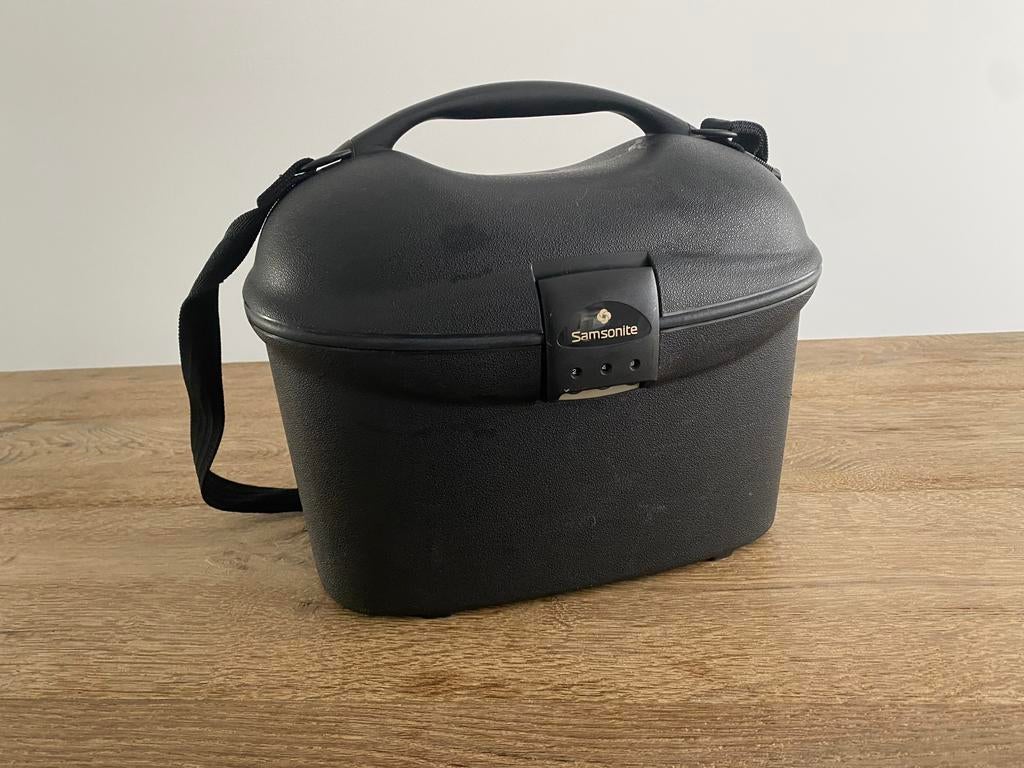 Beautycase zwart, Ophalen of Verzenden, Zo goed als nieuw, Zwart