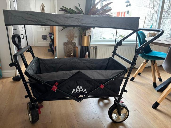 Robuuste Opvouwbare Bolderkar met Dak, Caravans en Kamperen, Bolderkarren, Zo goed als nieuw, Opvouwbaar, Ophalen