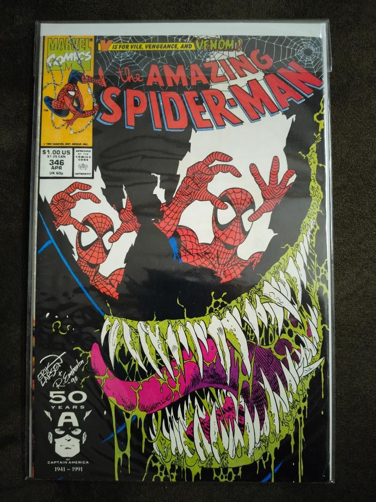 Amazing Spider-Man #346, Boeken, Strips | Comics, Eén comic, Amerika, Ophalen of Verzenden, Zo goed als nieuw