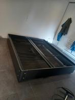 Auping Auronde antreciet grijs bed 180x210, Gebruikt, 210 cm, Tweepersoons, Ophalen of Verzenden