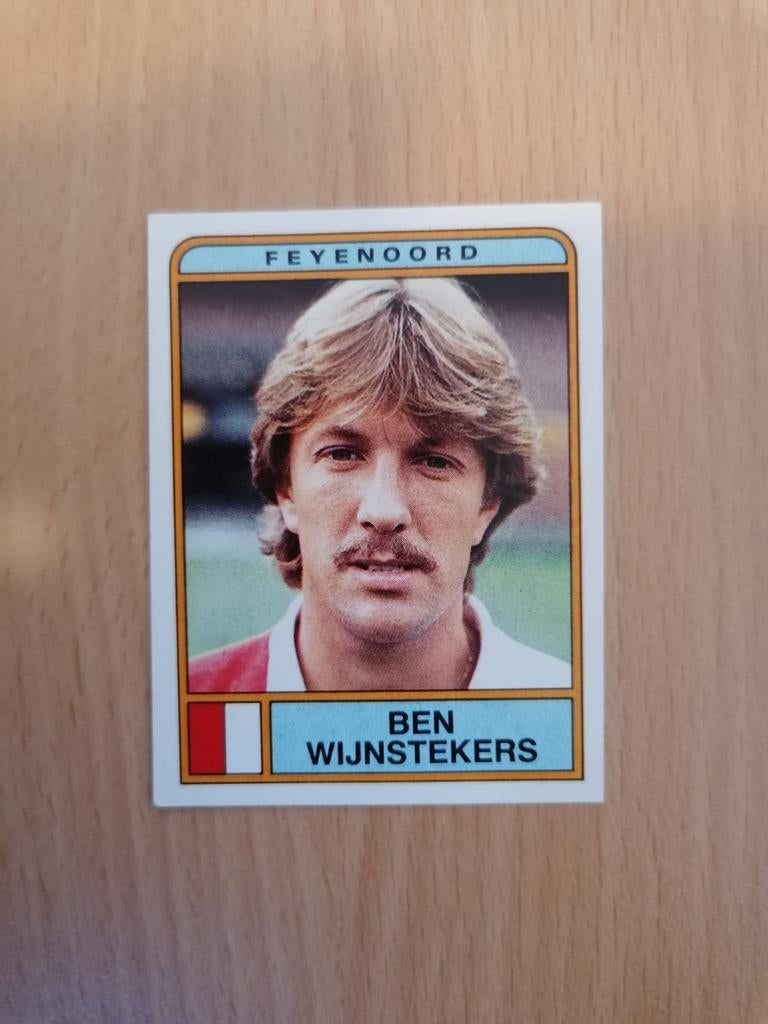Panini Voetbal 84 #96 Ben Wijnstekers., Ophalen of Verzenden, Zo goed als nieuw, Sticker