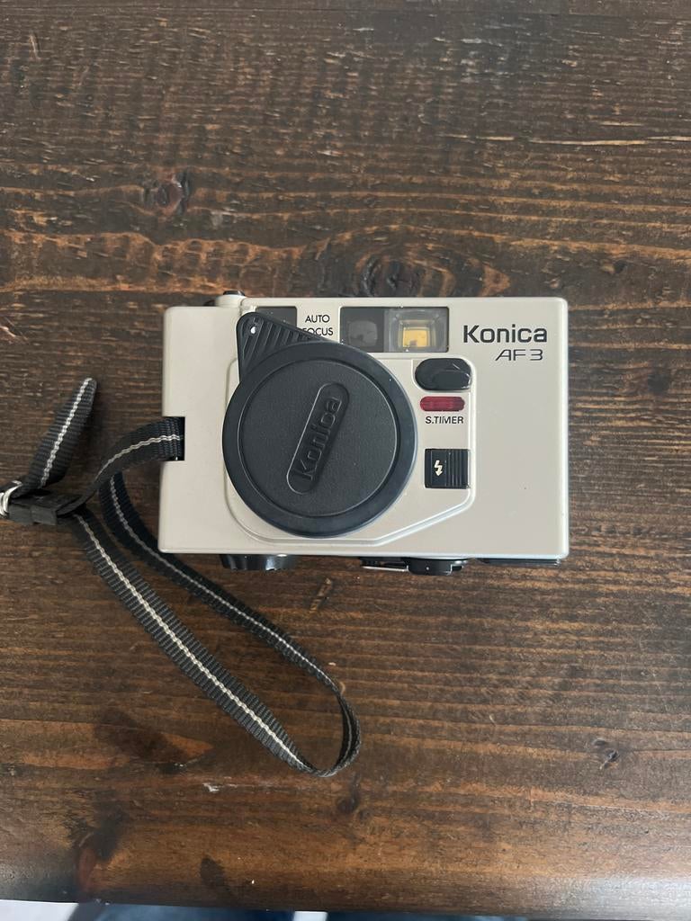 Konica AF3 Compact Camera - Vintage Analoge Fotografie, Audio, Tv en Foto, Fotocamera's Analoog, Ophalen of Verzenden, Gebruikt