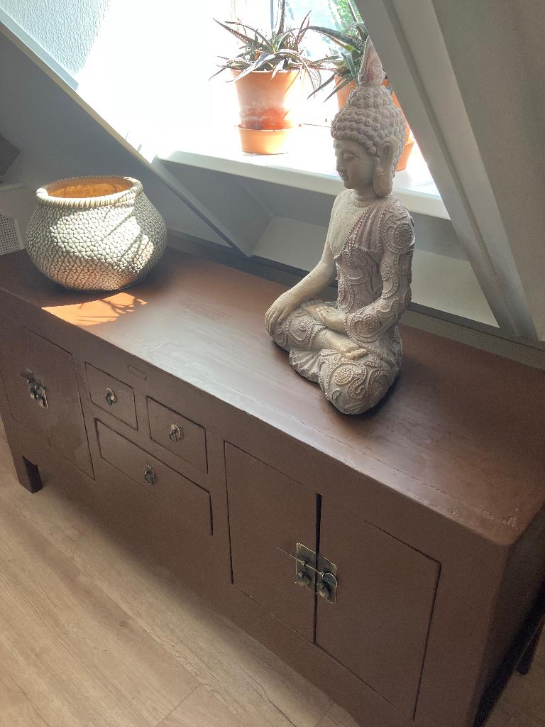 Chinese kast (dressoir of badkamermeubel), Huis en Inrichting, Ophalen, Gebruikt, Met deur(en), 150 tot 200 cm