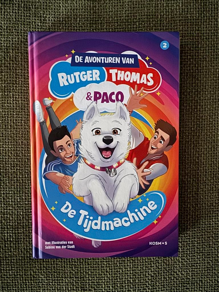 Boek Rutger Thomas de tijdmachine, Ophalen of Verzenden, Zo goed als nieuw, Fictie algemeen