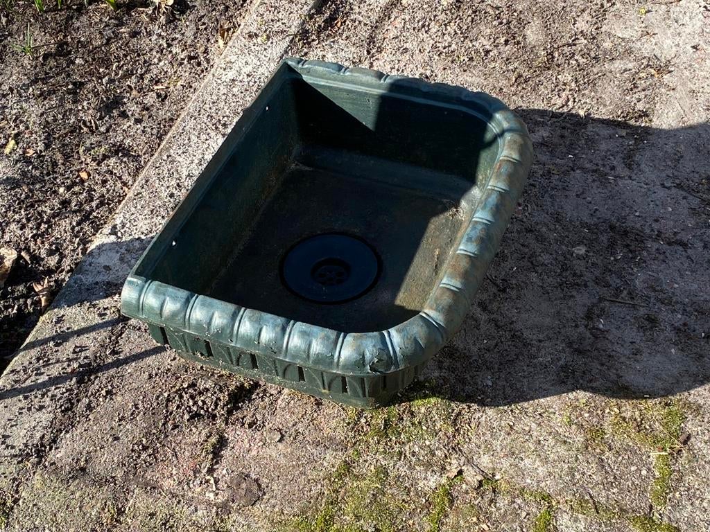 Gietijzeren gootsteenbak, Tuin en Terras, Ophalen, Gebruikt