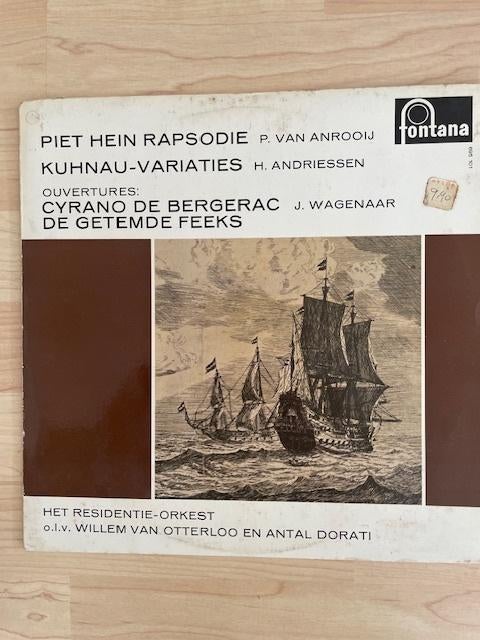 LP met werk van P. van Anrooij, H. Andriessen en J. Wagenaar, Gebruikt, Inclusief binnenhoes, Ophalen of Verzenden, Romantiek