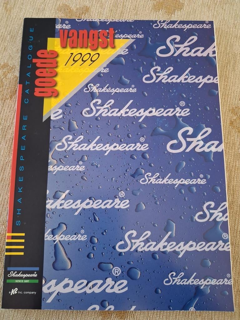 Hengelsportcatalogus Shakespeare 1999 Goede vangst, Ophalen of Verzenden, Zo goed als nieuw, Boek of Tijdschrift