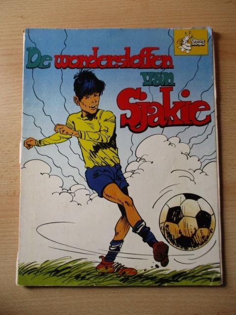 De wondersloffen van Sjakie strip  Oberon  1973, Boeken, Stripboeken, Eén stripboek, Ophalen of Verzenden, Gelezen