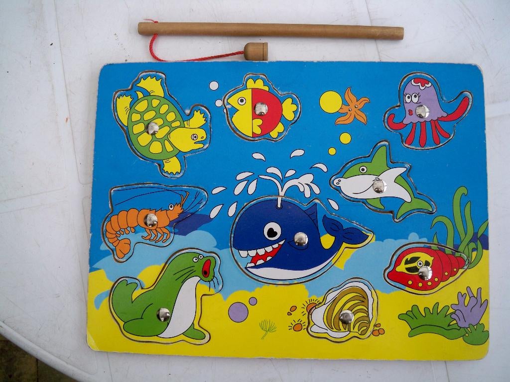 Magnetisch puzzel bord voor kindjes, Ophalen, Gebruikt, Overige typen