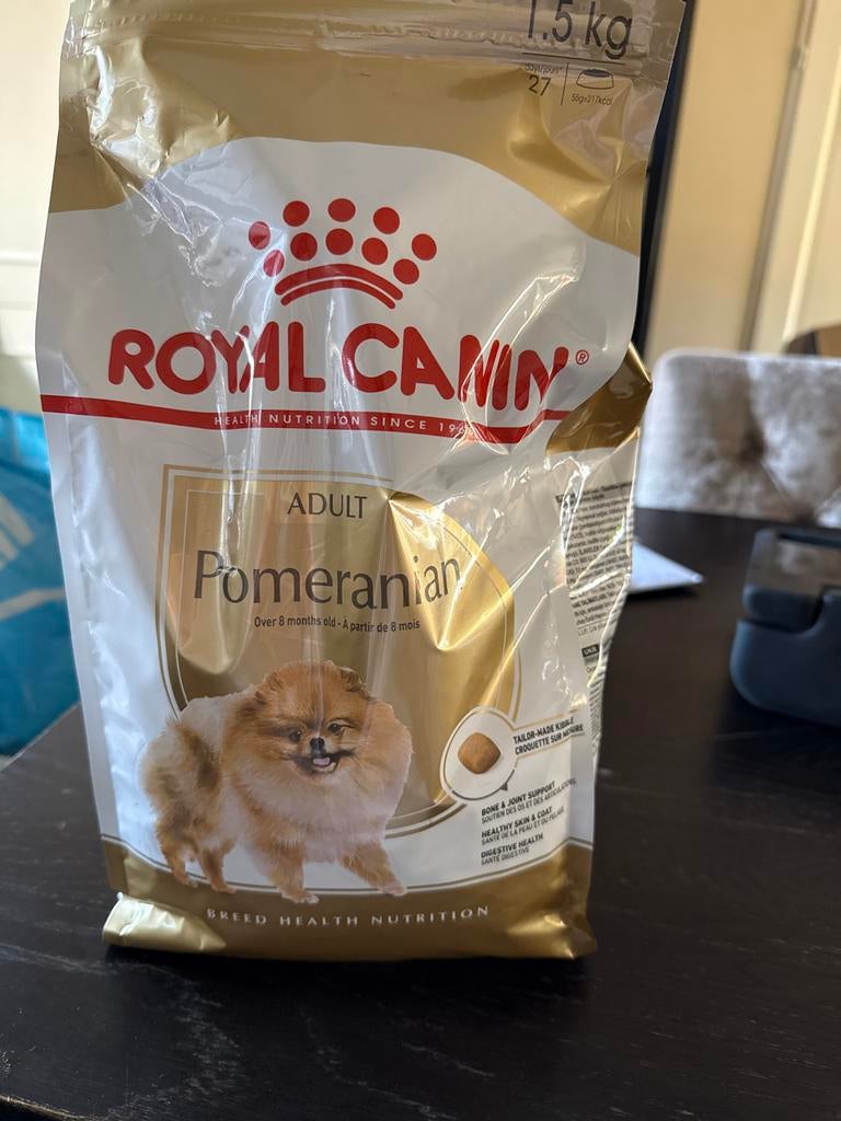 Royal canin pomeranian 1,5 kilo brok, Dieren en Toebehoren, Ophalen of Verzenden, Hond