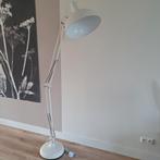 Witte staande lamp, vloerlamp  , verstelbaar van de Kwantum, Ophalen, Gebruikt, Metaal, 150 tot 200 cm
