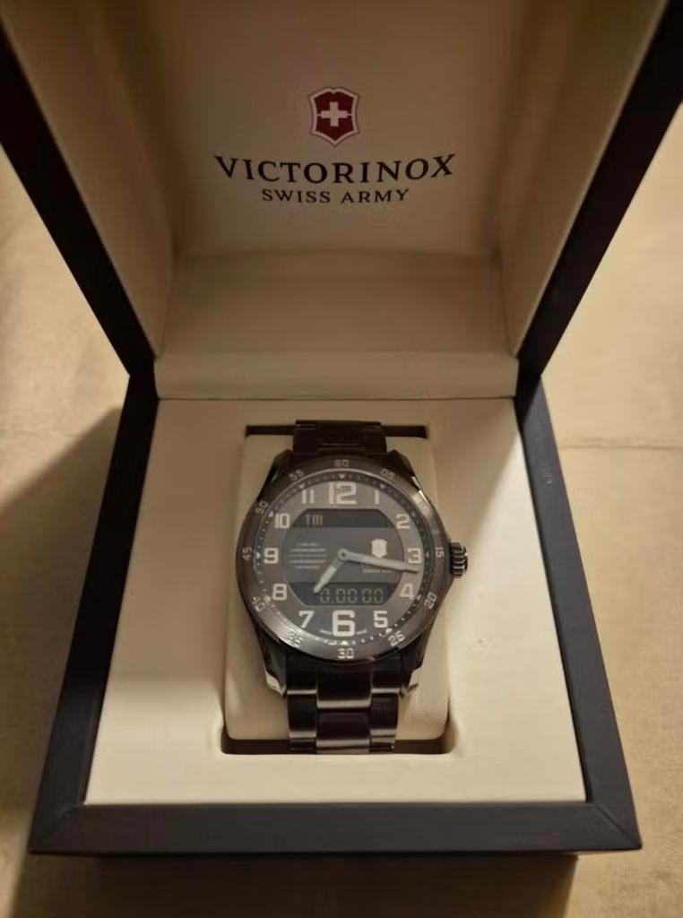 Victorinox Swiss Army Chrono Classic XLS MT Horloge, Sieraden, Tassen en Uiterlijk, Horloges | Heren, Staal, Gebruikt, Staal, Polshorloge