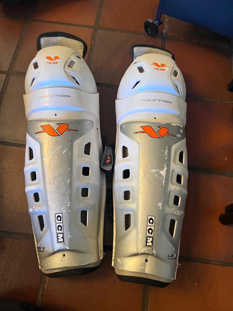 beenbeschermers ijshockey, Ophalen, Gebruikt, Bescherming