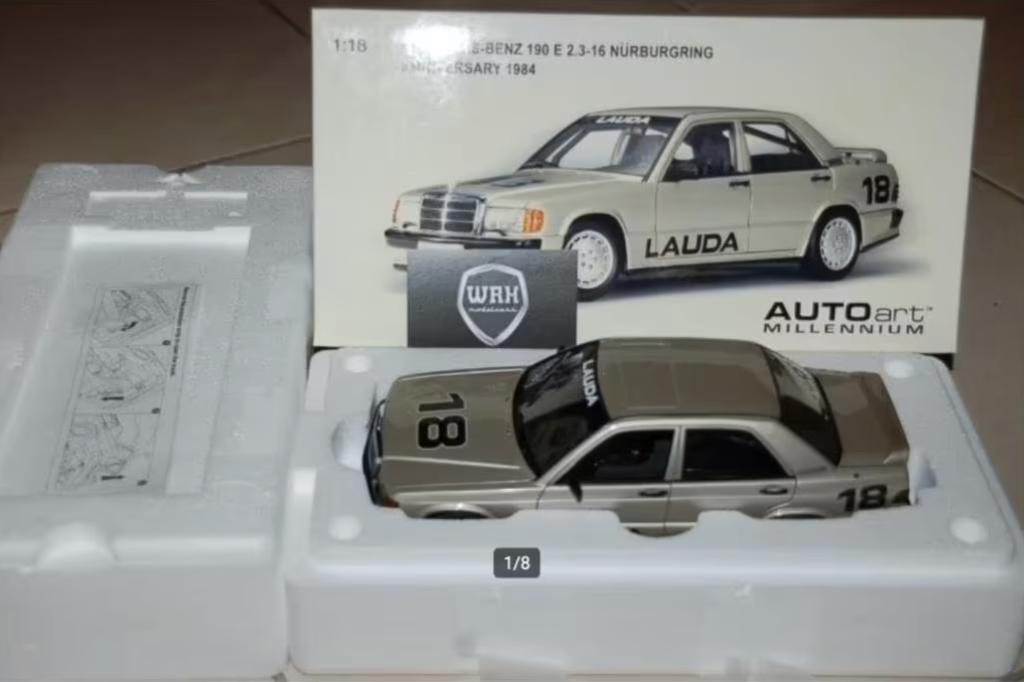 Mercedes Benz 190E 2.3-16 von Autoart in 1:18..Rarität (Gebraucht) in