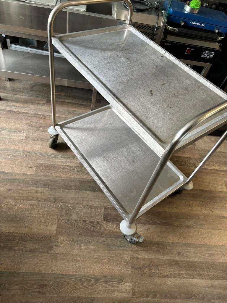 Koffie car 85x52x94 op wiltjes, 100 liter of meer, Ophalen of Verzenden, Zo goed als nieuw, Transportkar