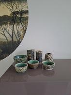 Verzameling berkenbast potten, Rond, Ophalen of Verzenden, Aardewerk, Minder dan 40 cm