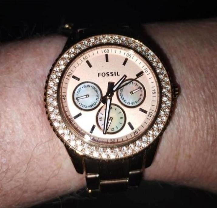 Fossil horloge rose goud, Sieraden, Tassen en Uiterlijk, Horloges | Dames, Ophalen of Verzenden