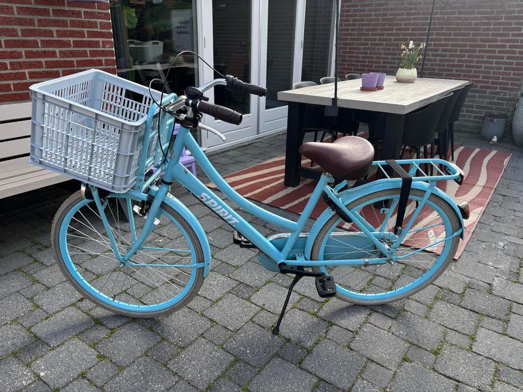 Meisjesfiets 26 inch blauw met mand en 3 versnellingen Fiets, Fietsen en Brommers, Fietsen | Meisjes, Ophalen, Gebruikt, 26 inch of meer