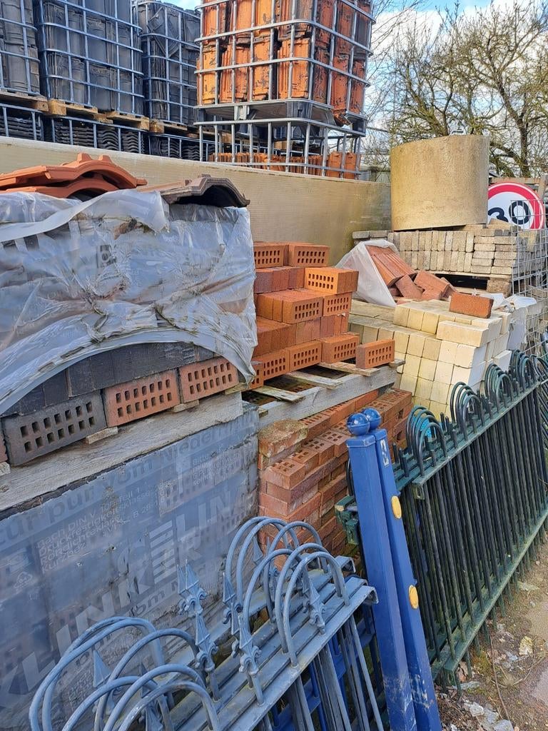 Restpartijen metselstenen veel verschillende soorten, Ophalen of Verzenden, Zo goed als nieuw, Bakstenen