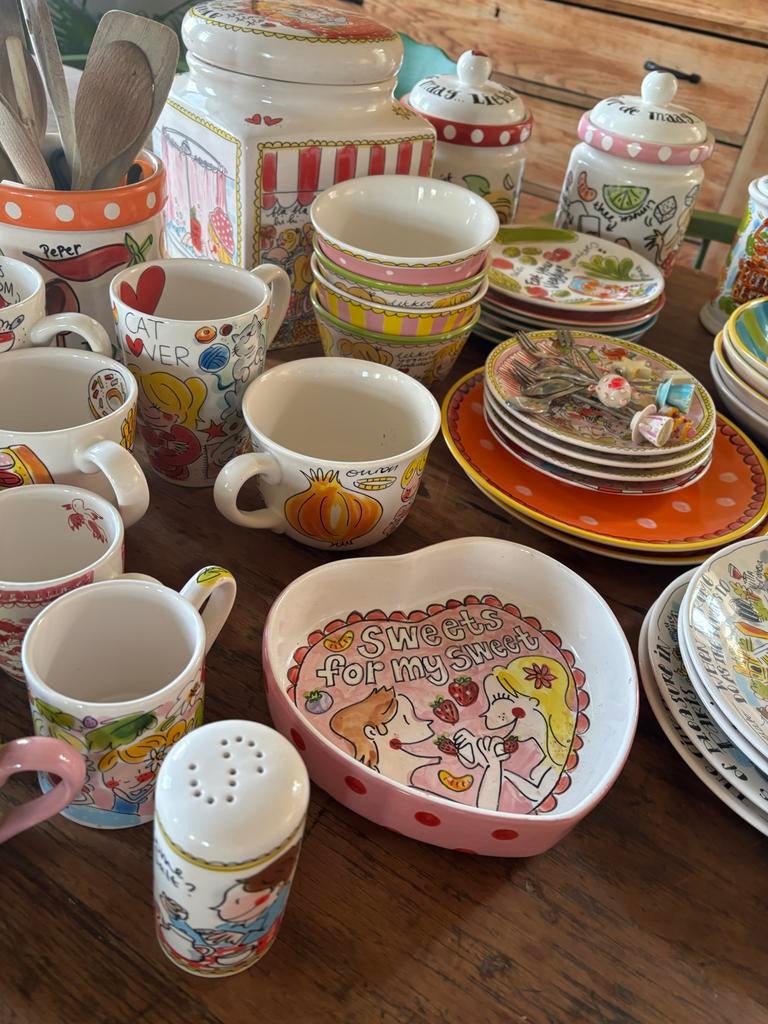 Grote collectie Blond Amsterdam servies, Ophalen, Gebruikt, Blond Amsterdam, Bord(en)