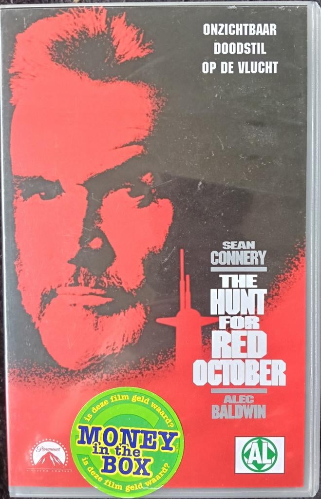 The Hunt For Red October vhs, Vanaf 16 jaar, Ophalen of Verzenden, Zo goed als nieuw, Horror