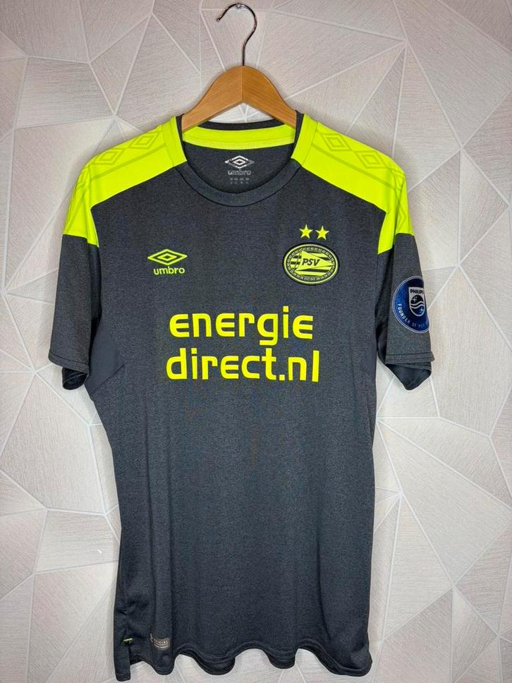 PSV Uit 2017/2018, Sport en Fitness, Voetbal, Zo goed als nieuw, Shirt, Maat L, Ophalen of Verzenden