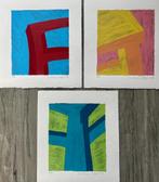 Lot van 3 zeefdrukken Christiane Steffens, Verzenden