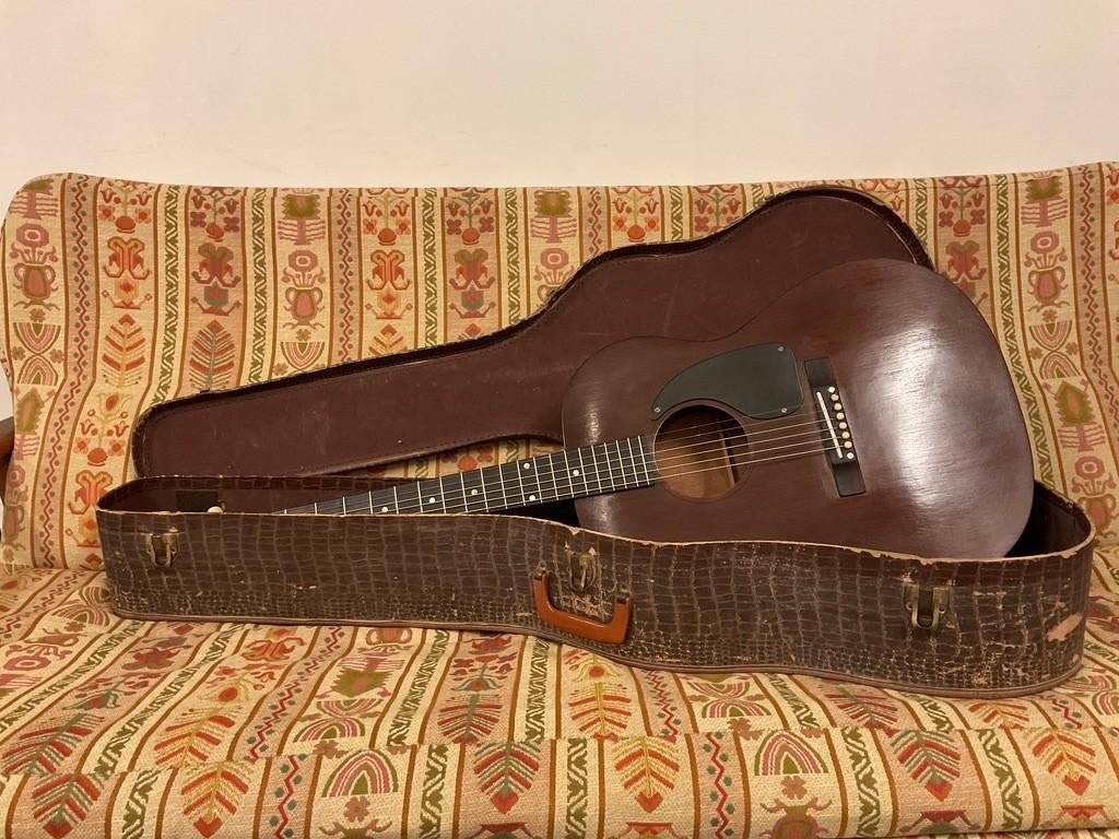 1958 Gibson LG-0, Ophalen of Verzenden, Gebruikt, Western- of Steelstringgitaar