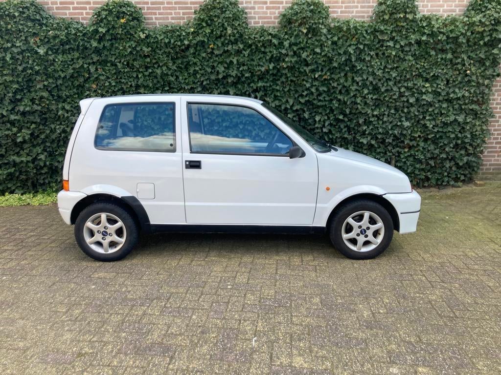 Nette Fiat Cinquecento 0.9 1994 Wit 74017 KM NAP 2 jaar apk, Voorwielaandrijving, 4 cilinders, 899 cc, Wit